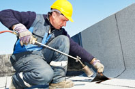 Barking felt roofing